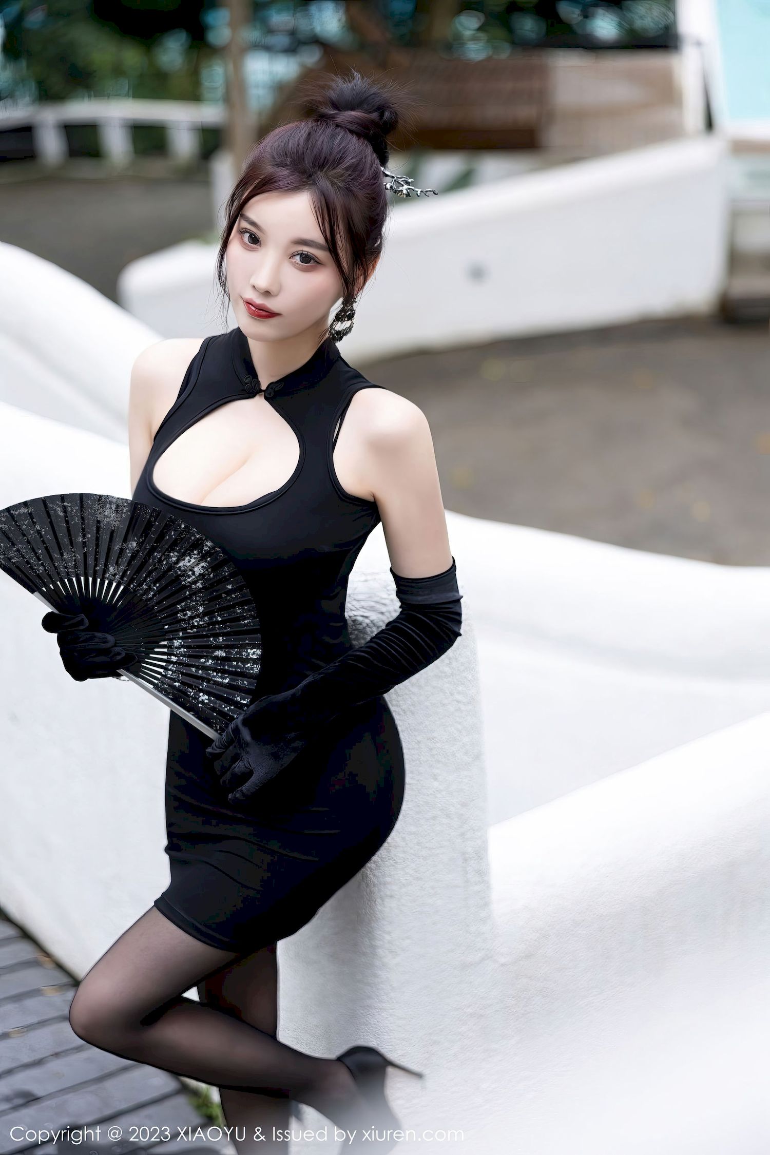 [XIAOYU语画界] VOL.1070 杨晨晨Yome – 旗袍+迷人黑丝贵州旅拍-小乔阁