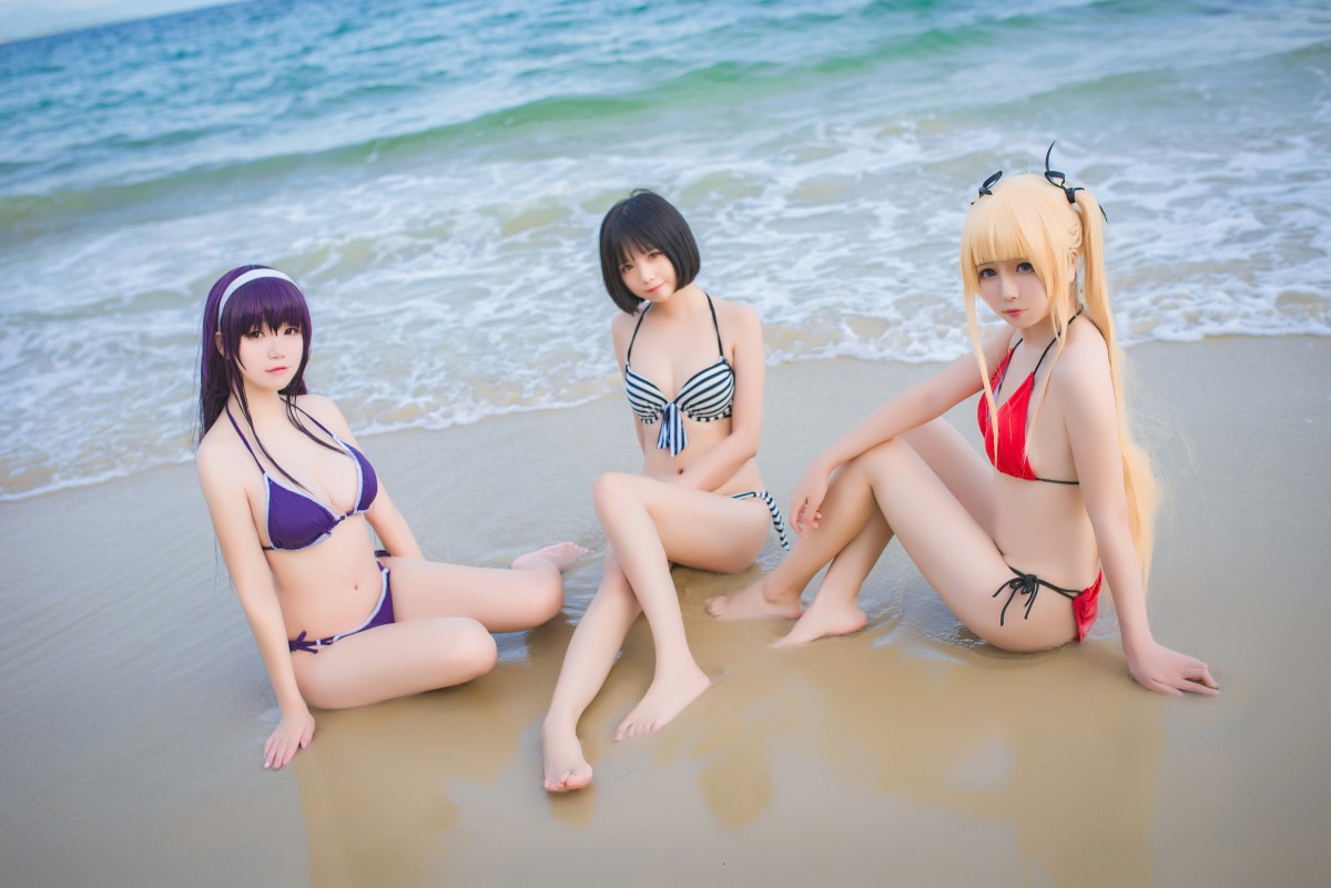 图片[1]-白金Saki写真 – 水着 – COSPLAY-御萝部落