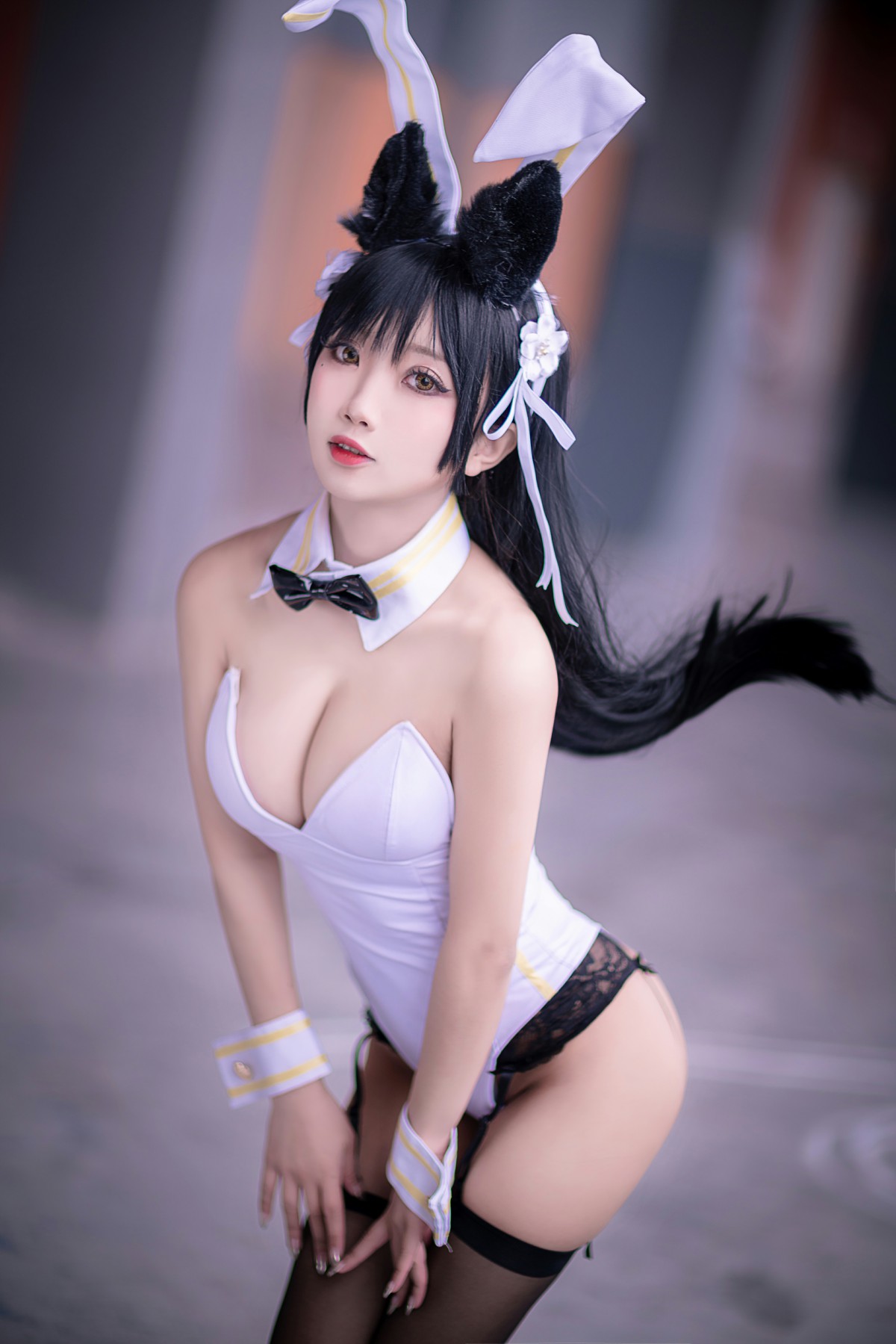 图片[5]-[Cosplay]鬼畜瑶在不在 – 黑丝兔女郎 – COSPLAY-小乔阁