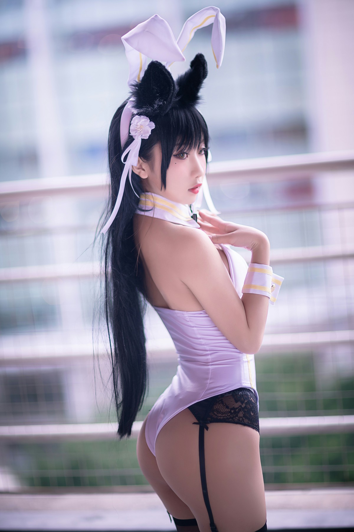 图片[6]-[Cosplay]鬼畜瑶在不在 – 黑丝兔女郎 – COSPLAY-小乔阁