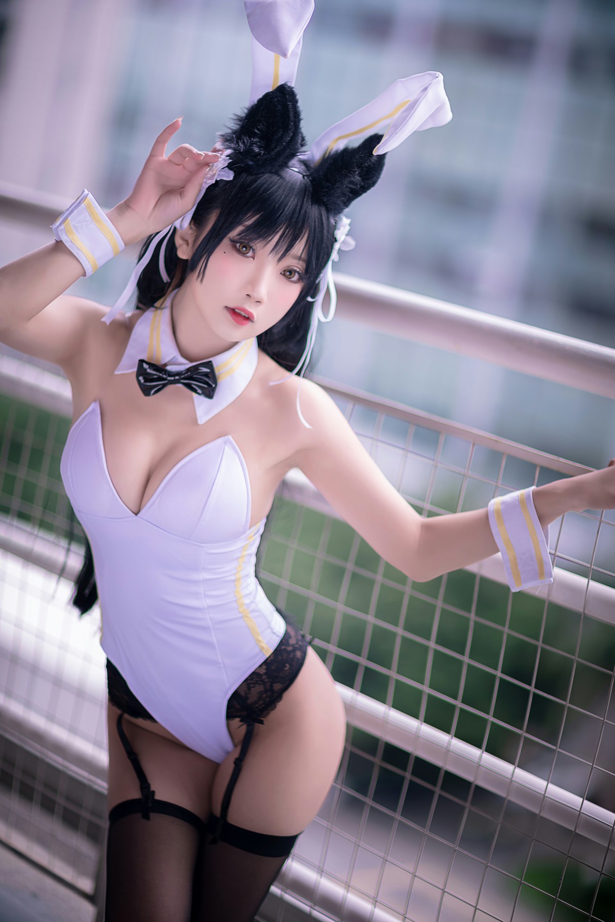 图片[7]-[Cosplay]鬼畜瑶在不在 – 黑丝兔女郎 – COSPLAY-小乔阁