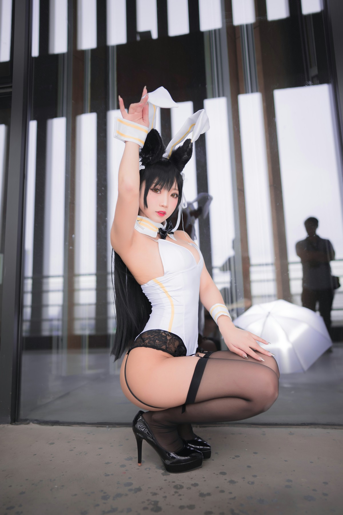 图片[14]-[Cosplay]鬼畜瑶在不在 – 黑丝兔女郎 – COSPLAY-小乔阁