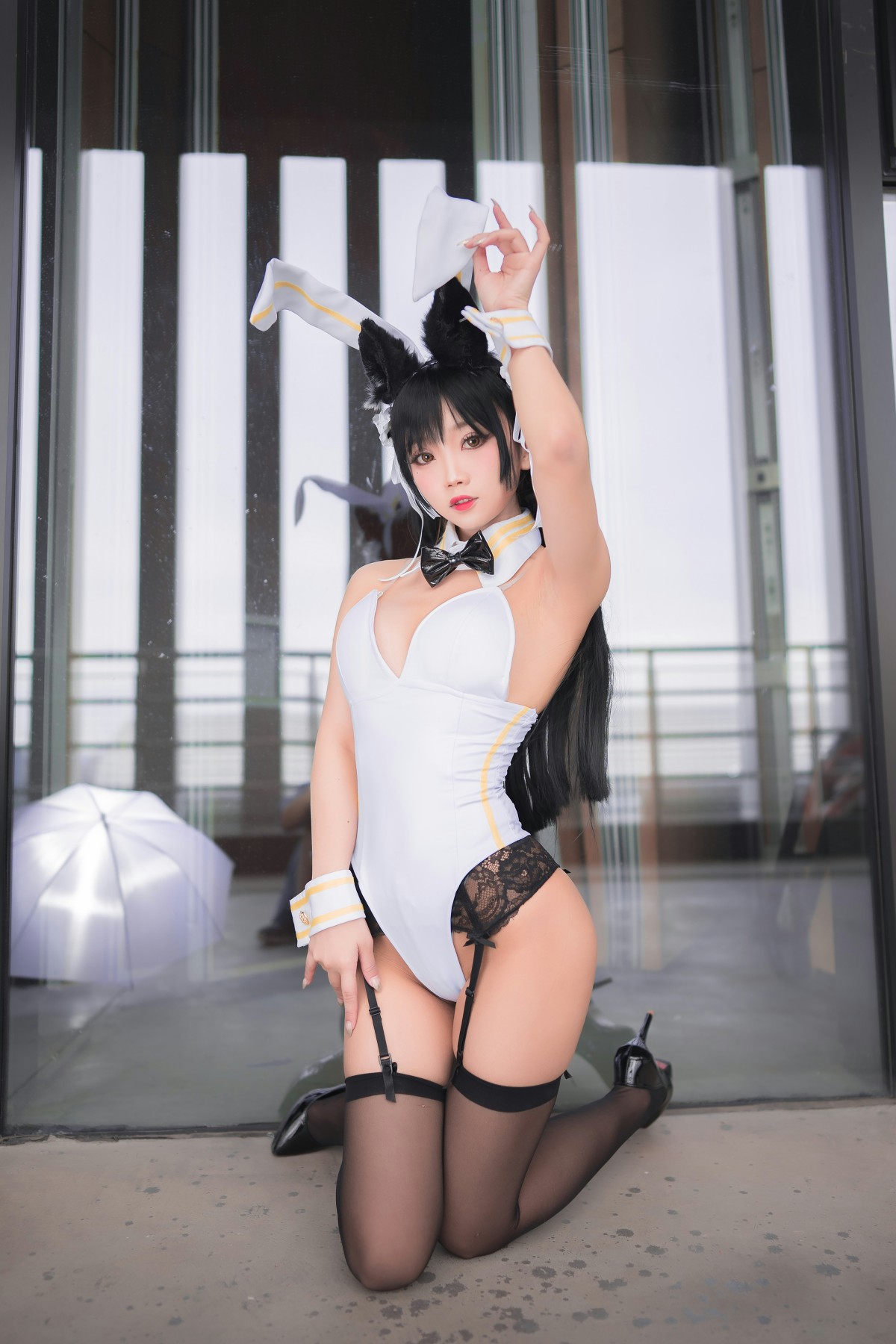 图片[18]-[Cosplay]鬼畜瑶在不在 – 黑丝兔女郎 – COSPLAY-小乔阁
