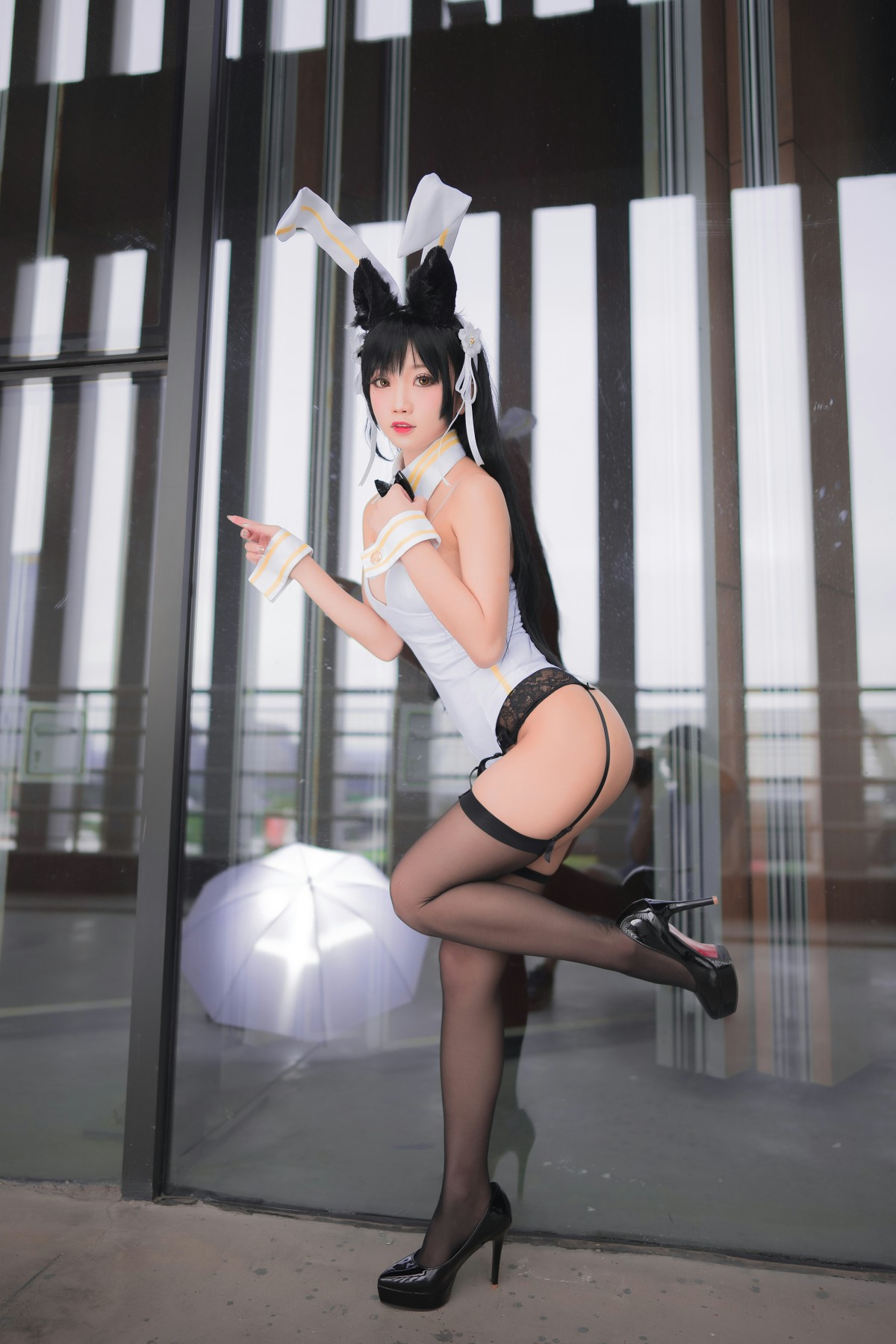图片[19]-[Cosplay]鬼畜瑶在不在 – 黑丝兔女郎 – COSPLAY-小乔阁