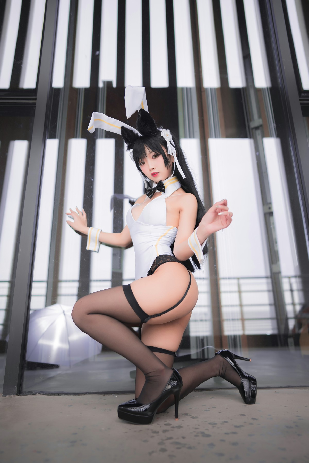图片[22]-[Cosplay]鬼畜瑶在不在 – 黑丝兔女郎 – COSPLAY-小乔阁