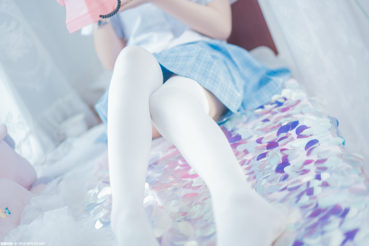 图片[40]-[喵糖映画]VOL.019 蓝白梦幻少女 – COSPLAY-小乔阁