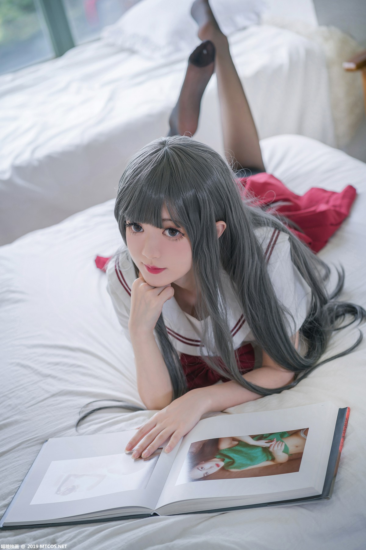 图片[2]-[喵糖映画]VOL.017 白发魔女 – COSPLAY-小乔阁