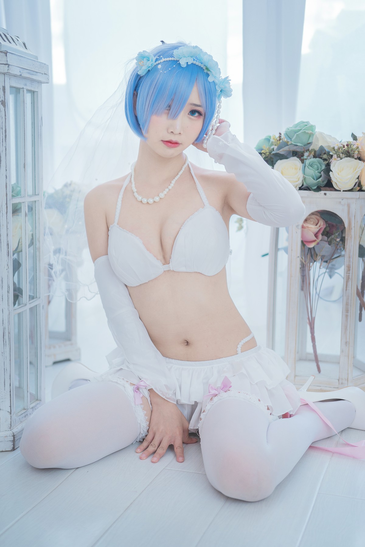 图片[7]-[Cosplay]面饼仙儿 – 花嫁蕾姆 – COSPLAY-小乔阁