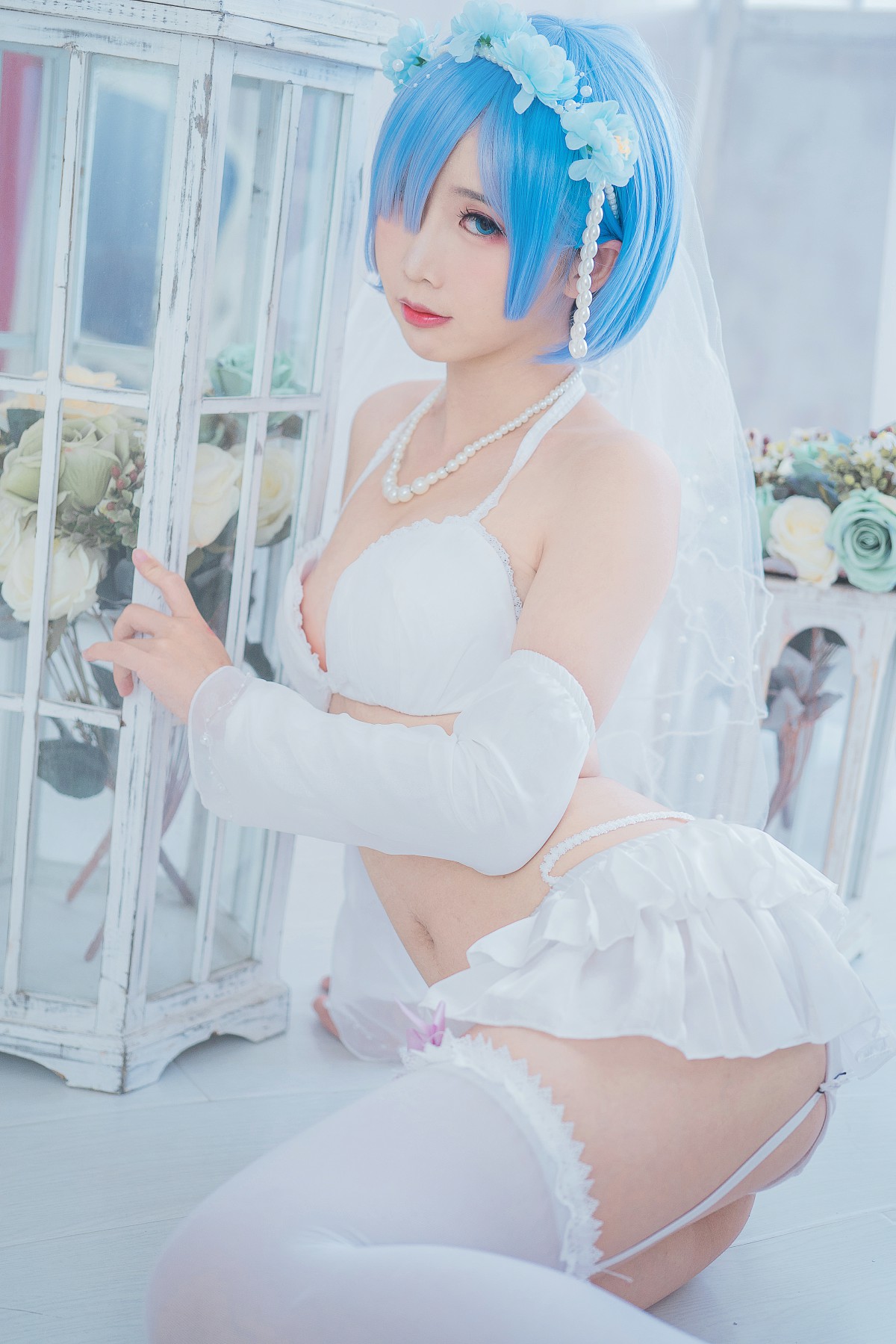图片[8]-[Cosplay]面饼仙儿 – 花嫁蕾姆 – COSPLAY-小乔阁
