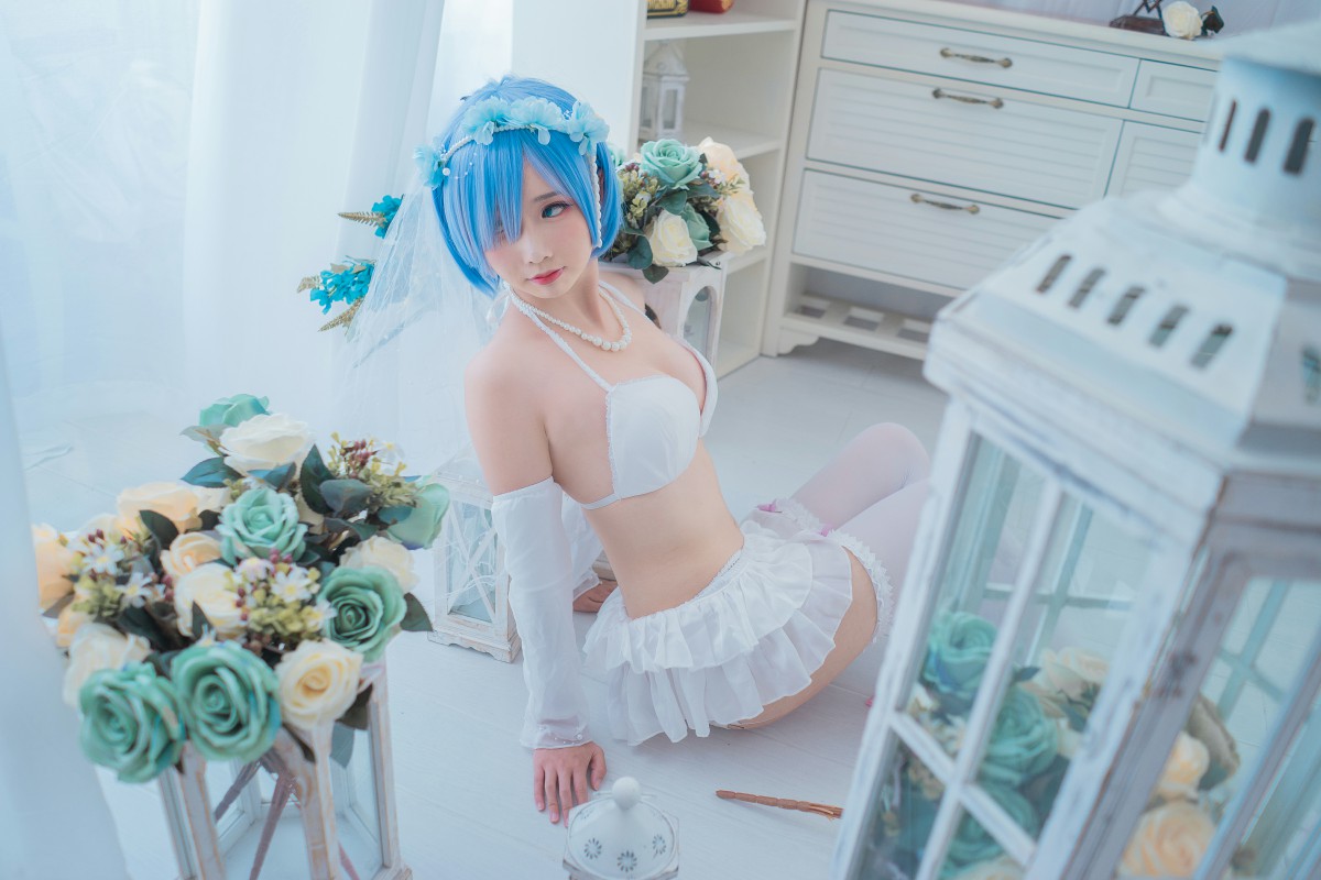 图片[10]-[Cosplay]面饼仙儿 – 花嫁蕾姆 – COSPLAY-小乔阁