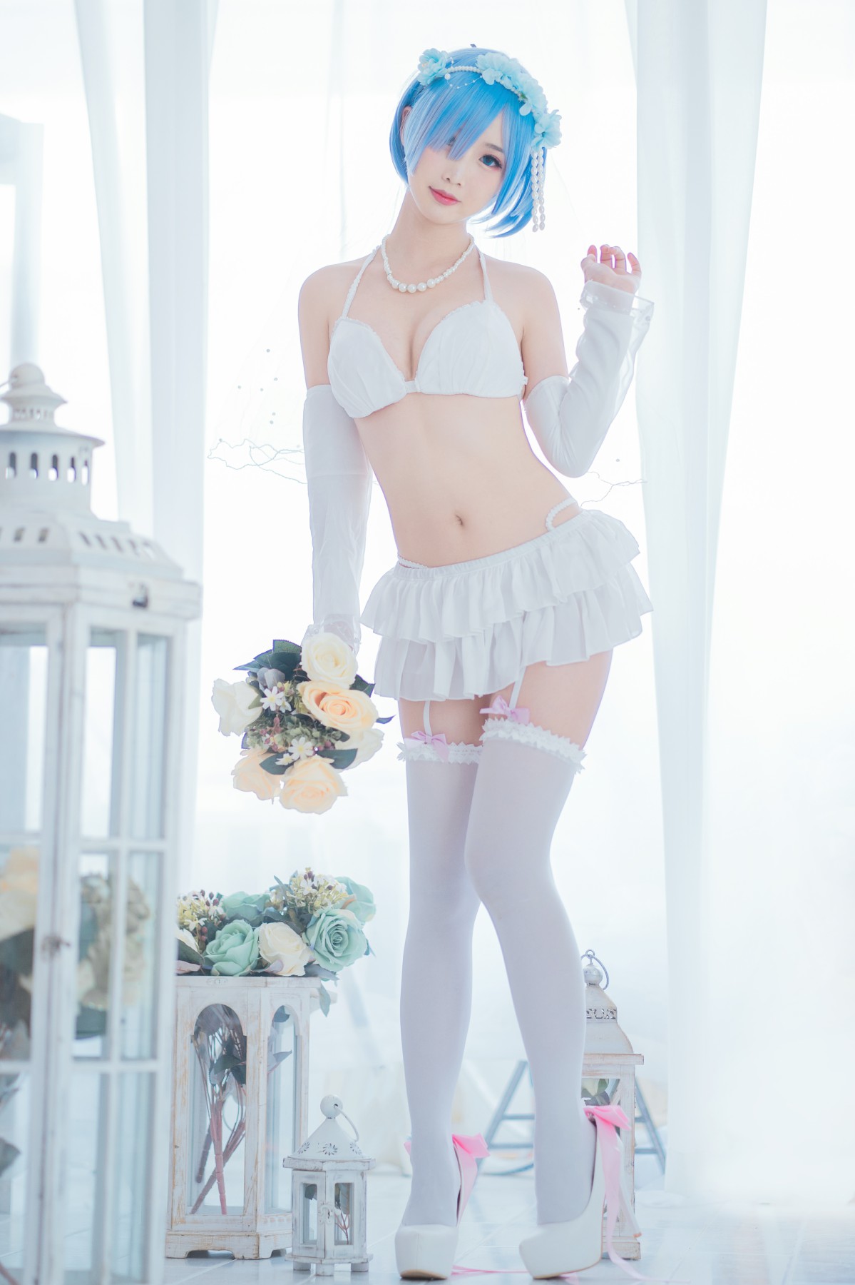 图片[13]-[Cosplay]面饼仙儿 – 花嫁蕾姆 – COSPLAY-小乔阁