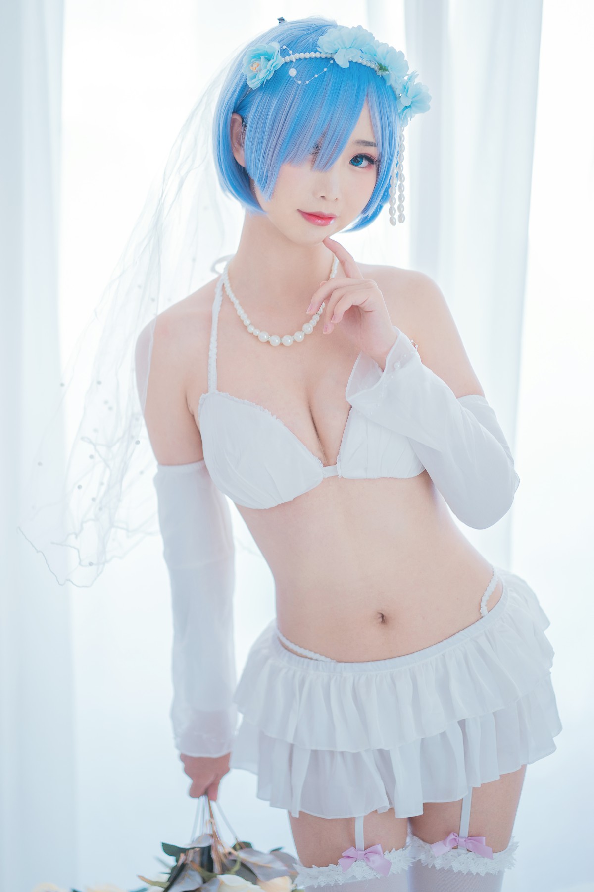 图片[15]-[Cosplay]面饼仙儿 – 花嫁蕾姆 – COSPLAY-小乔阁