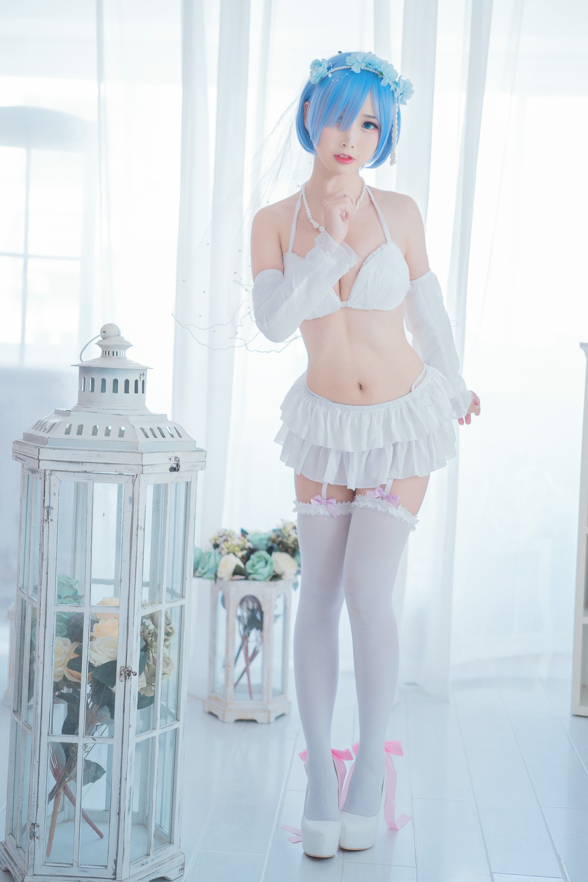 图片[16]-[Cosplay]面饼仙儿 – 花嫁蕾姆 – COSPLAY-小乔阁
