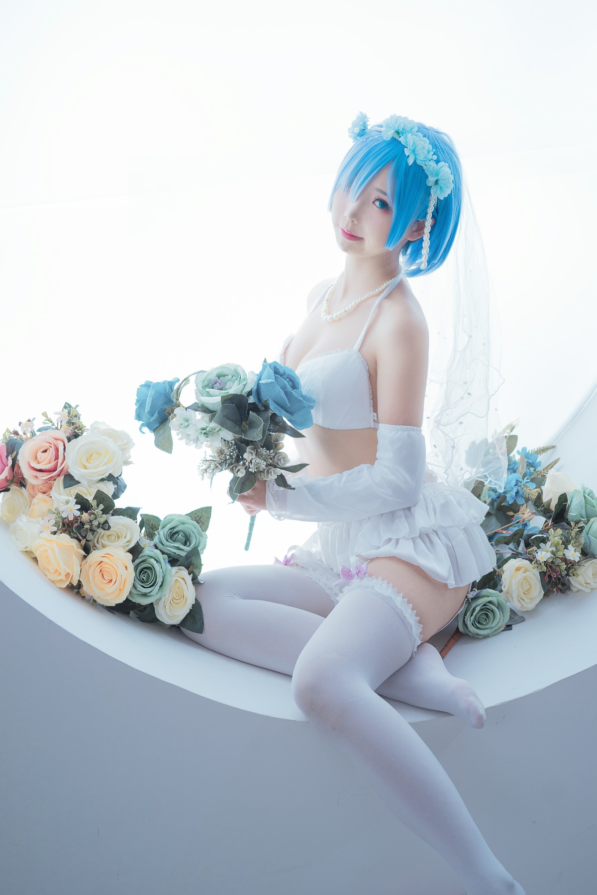 图片[17]-[Cosplay]面饼仙儿 – 花嫁蕾姆 – COSPLAY-小乔阁