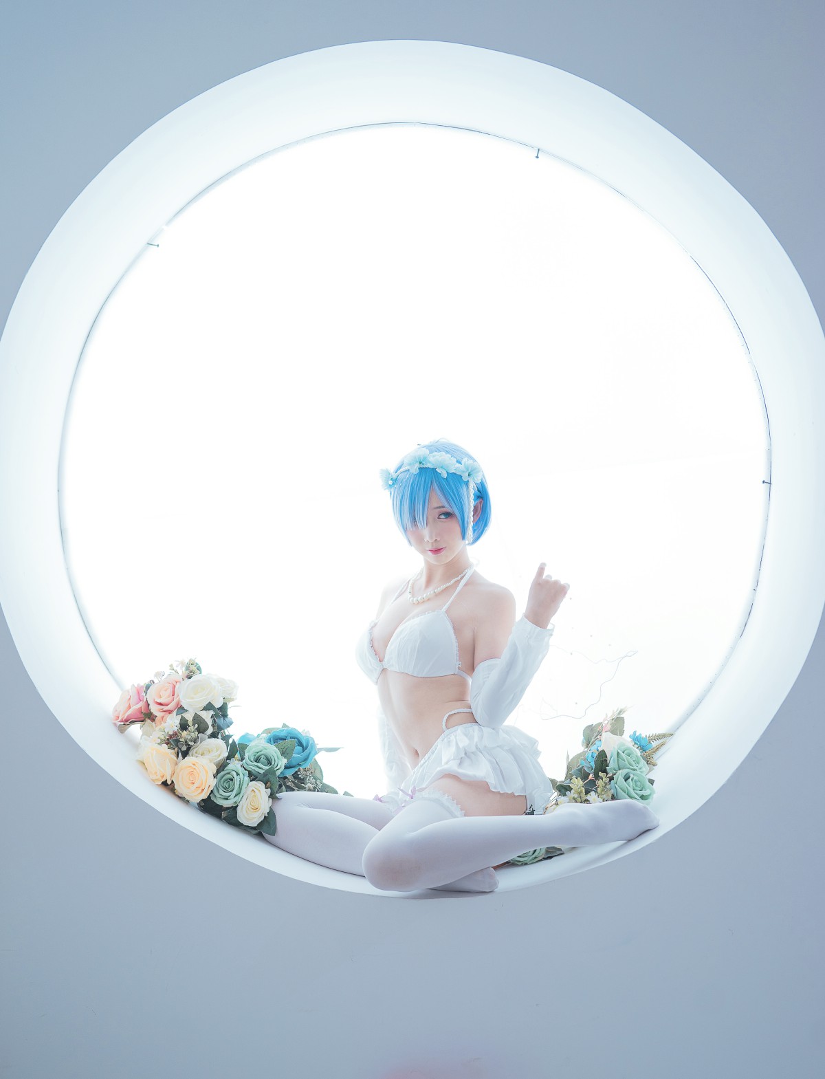 图片[18]-[Cosplay]面饼仙儿 – 花嫁蕾姆 – COSPLAY-小乔阁