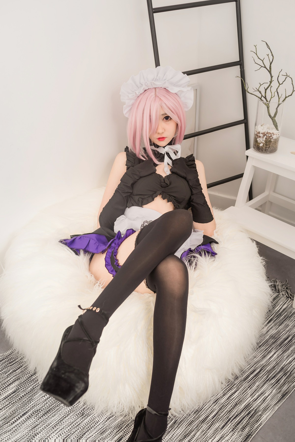 图片[8]-[Cosplay]南桃Momoko – 玛修女仆 – COSPLAY-小乔阁