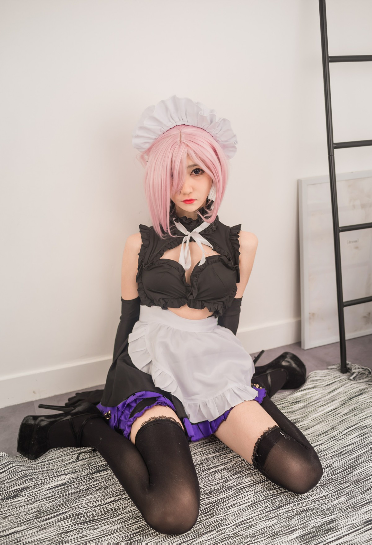 图片[13]-[Cosplay]南桃Momoko – 玛修女仆 – COSPLAY-小乔阁