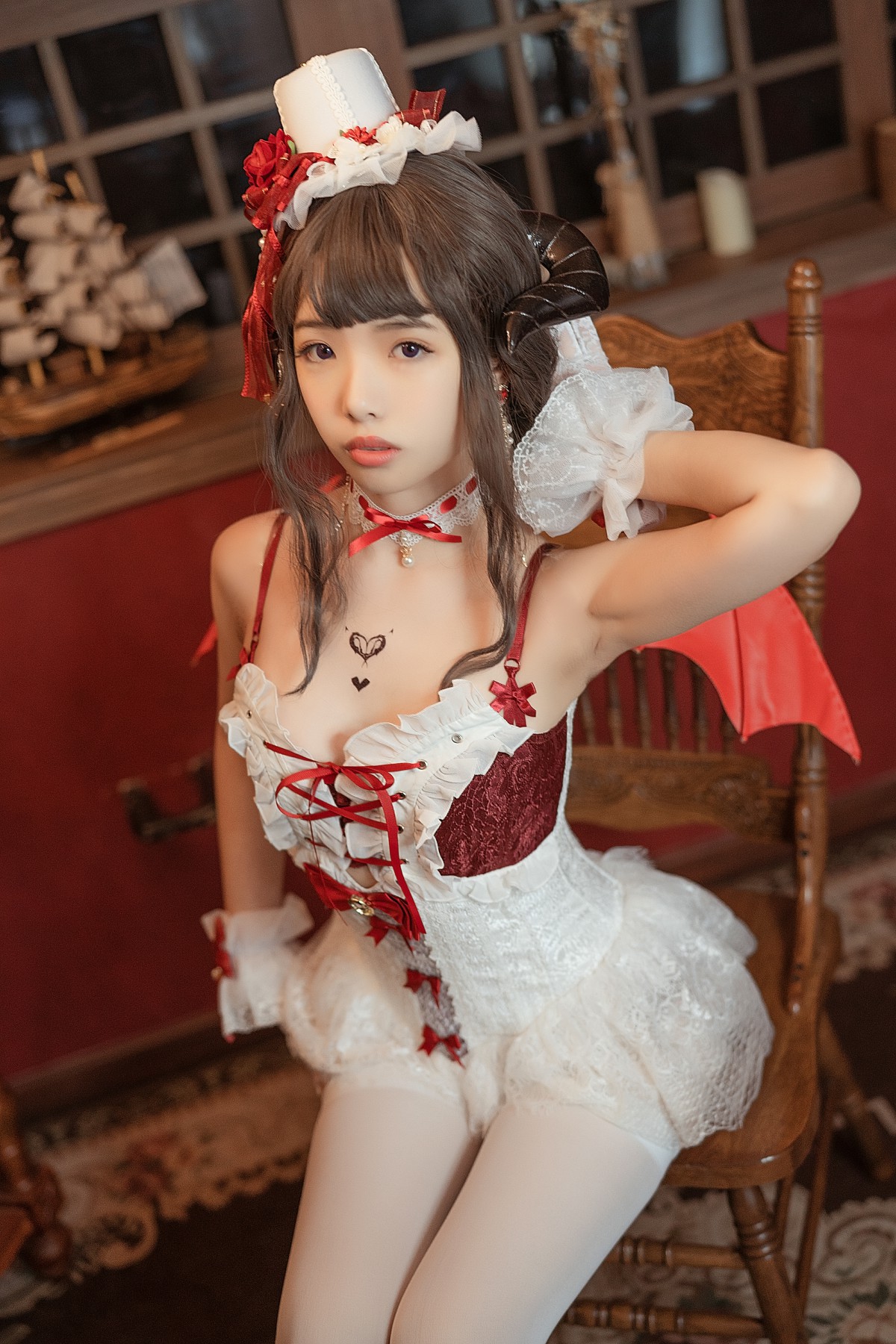 图片[2]-[Cosplay]雯妹不讲道理 – 魅魔 Elegant d – COSPLAY-小乔阁