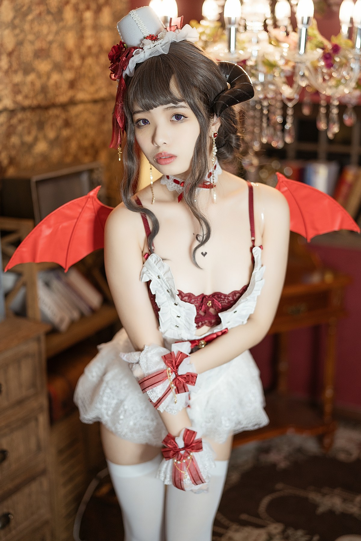 图片[23]-[Cosplay]雯妹不讲道理 – 魅魔 Elegant d – COSPLAY-小乔阁