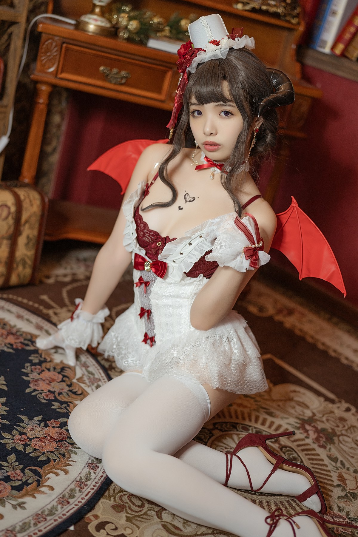图片[24]-[Cosplay]雯妹不讲道理 – 魅魔 Elegant d – COSPLAY-小乔阁