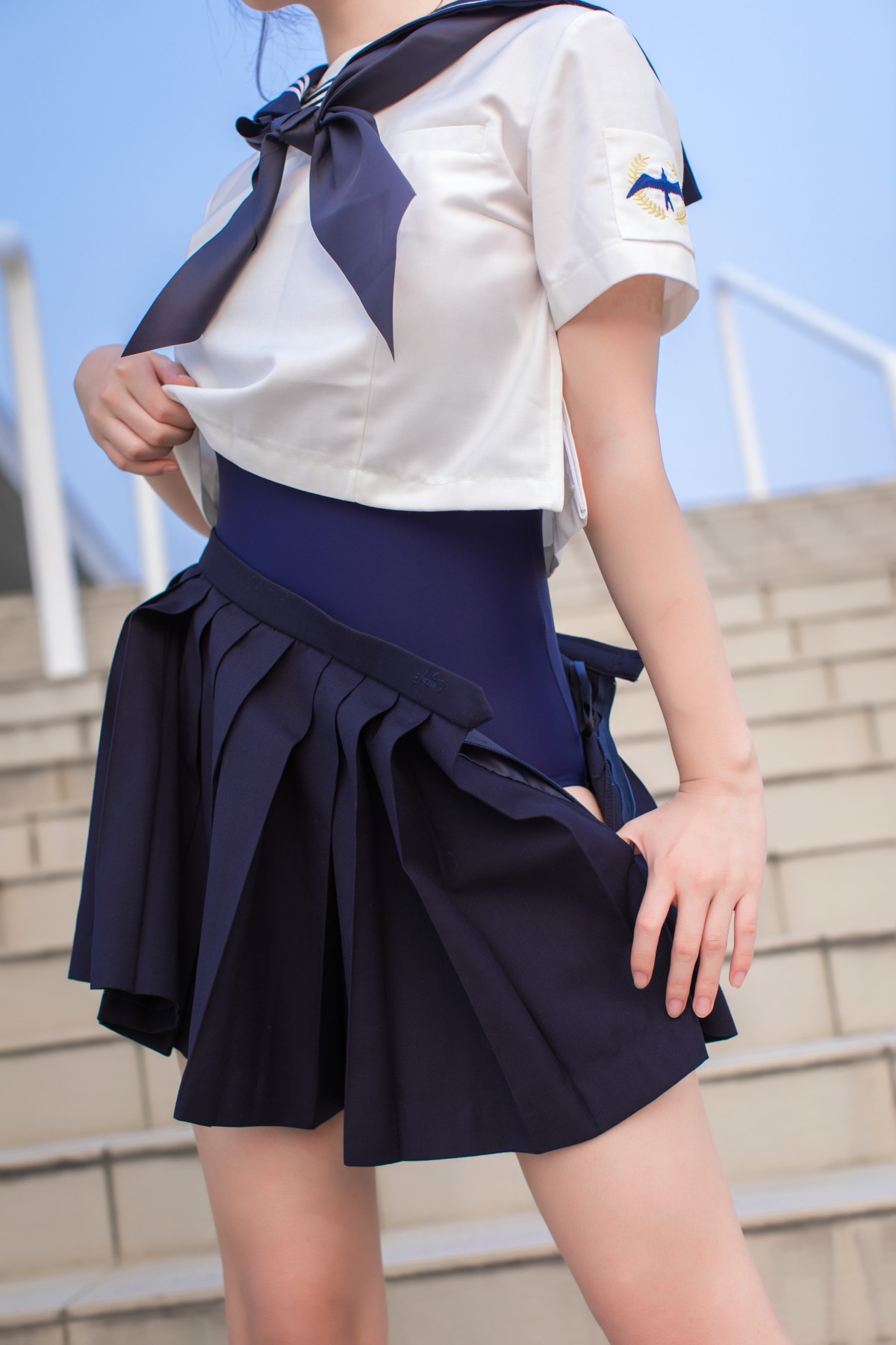 图片[11]-[Cosplay]雯妹不讲道理 – JK 白丝 死库水 – COSPLAY-小乔阁