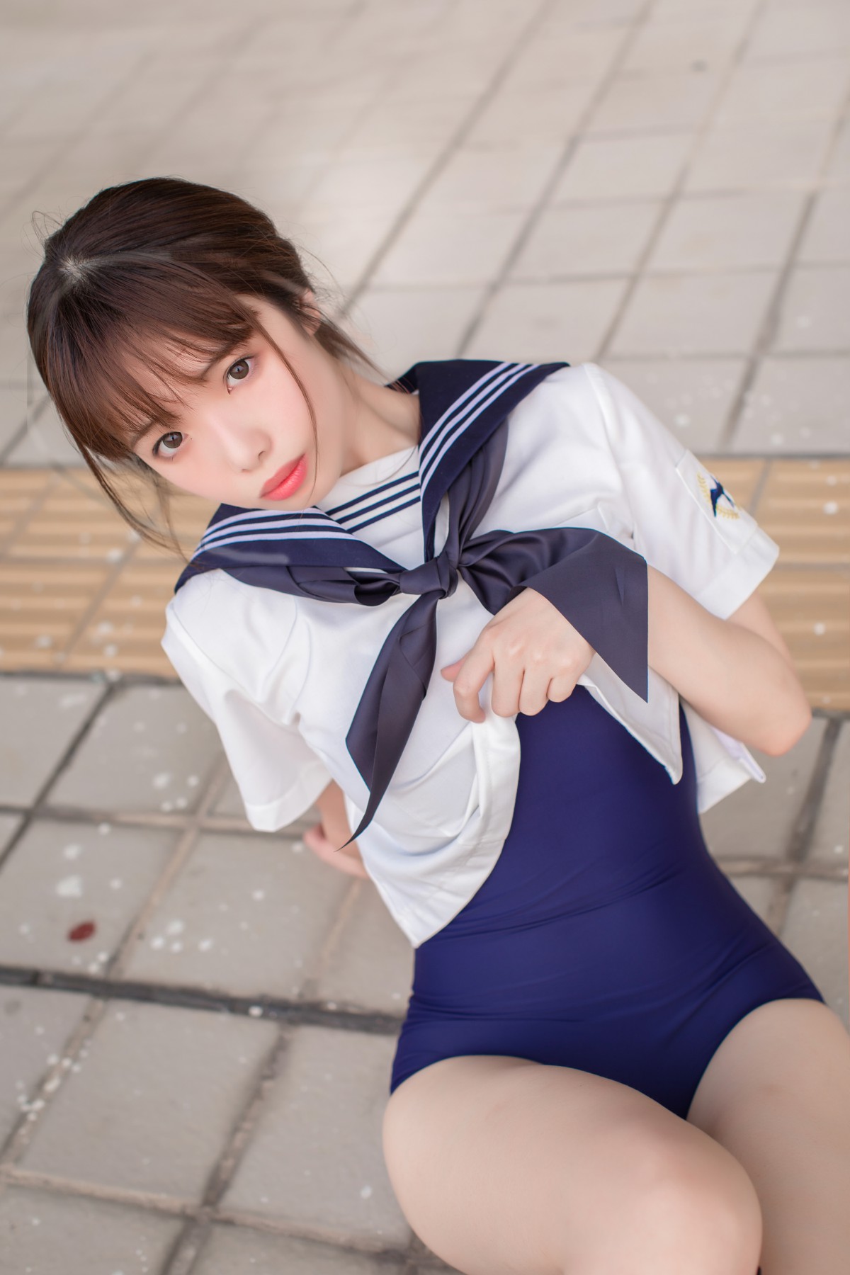 图片[16]-[Cosplay]雯妹不讲道理 – JK 白丝 死库水 – COSPLAY-小乔阁