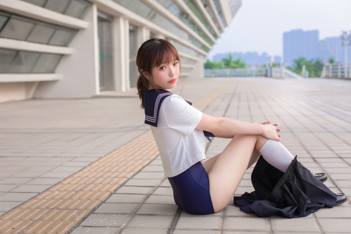 图片[17]-[Cosplay]雯妹不讲道理 – JK 白丝 死库水 – COSPLAY-小乔阁