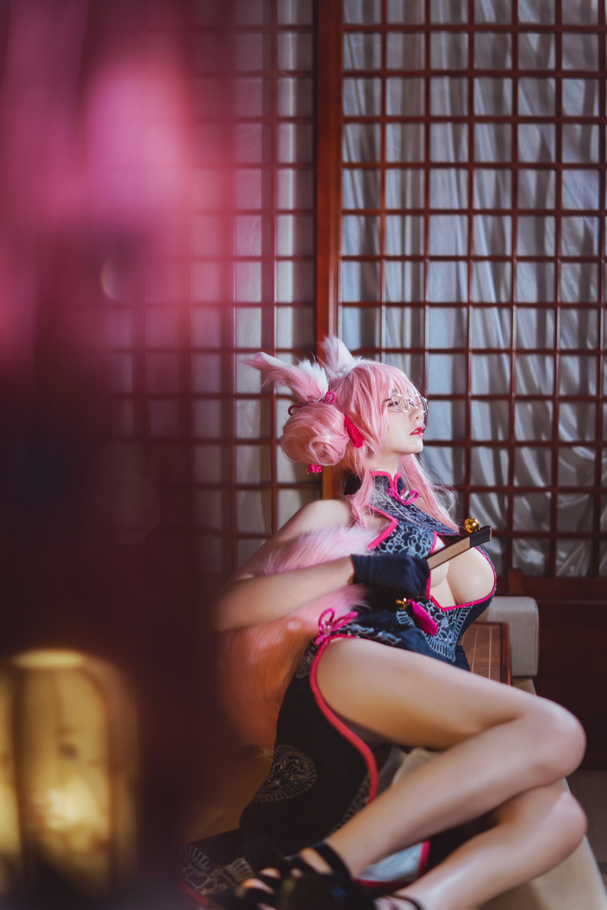 图片[5]-[Cosplay]南桃Momoko – 玉藻前旗袍 – COSPLAY-小乔阁
