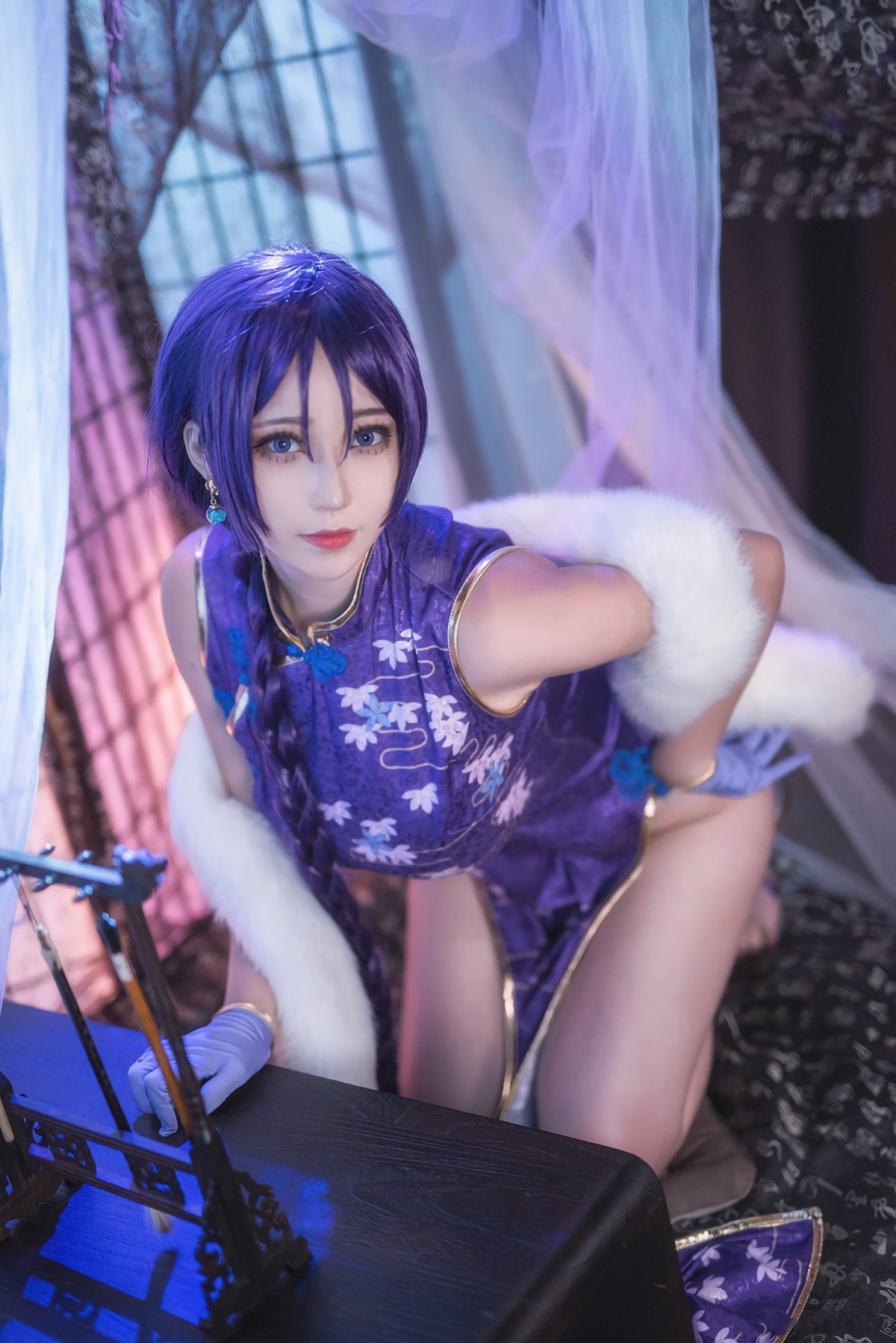 图片[4]-[Cosplay]菌烨tako – FGO奶光旗袍 – COSPLAY-小乔阁