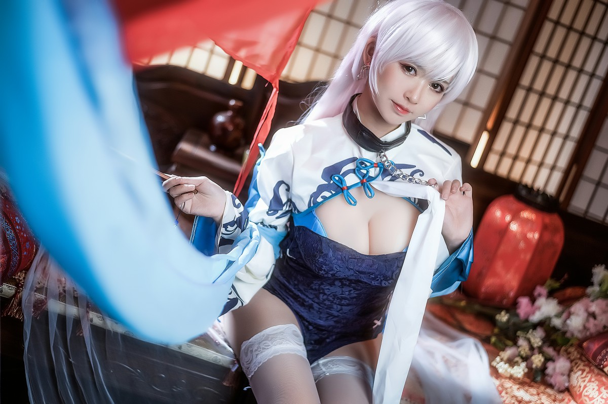 图片[2]-[Cosplay]鳗鱼霏儿 – 碧蓝华裳 贝姐 – COSPLAY-小乔阁
