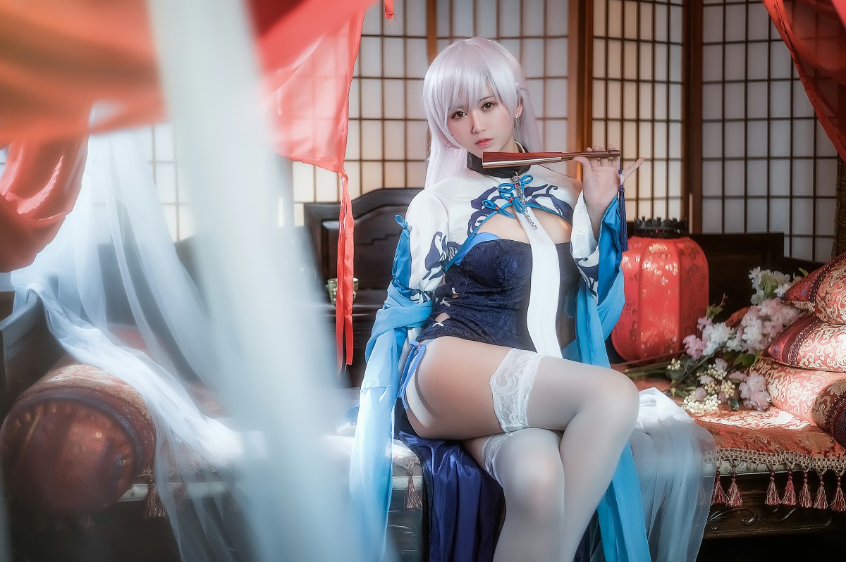 图片[3]-[Cosplay]鳗鱼霏儿 – 碧蓝华裳 贝姐 – COSPLAY-小乔阁