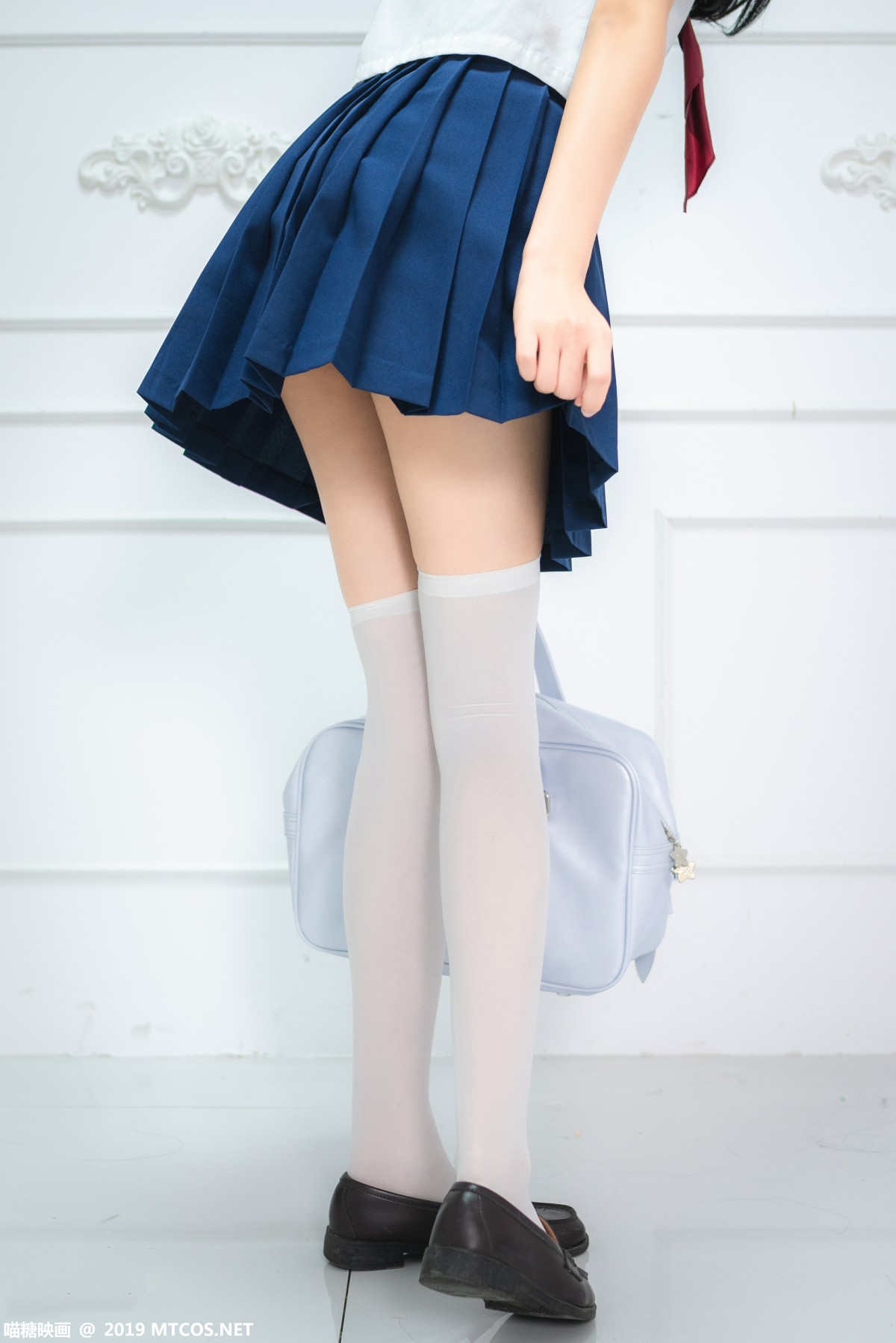 图片[16]-[喵糖映画]VOL.012 蓝白水手服 – COSPLAY-小乔阁