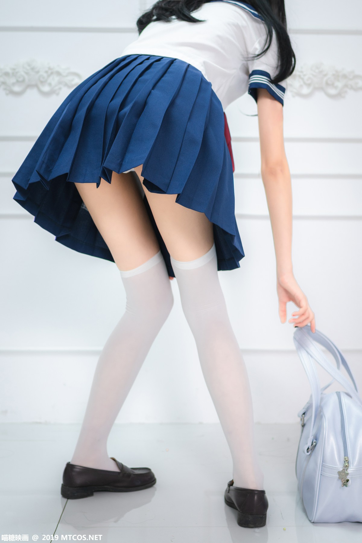图片[20]-[喵糖映画]VOL.012 蓝白水手服 – COSPLAY-小乔阁
