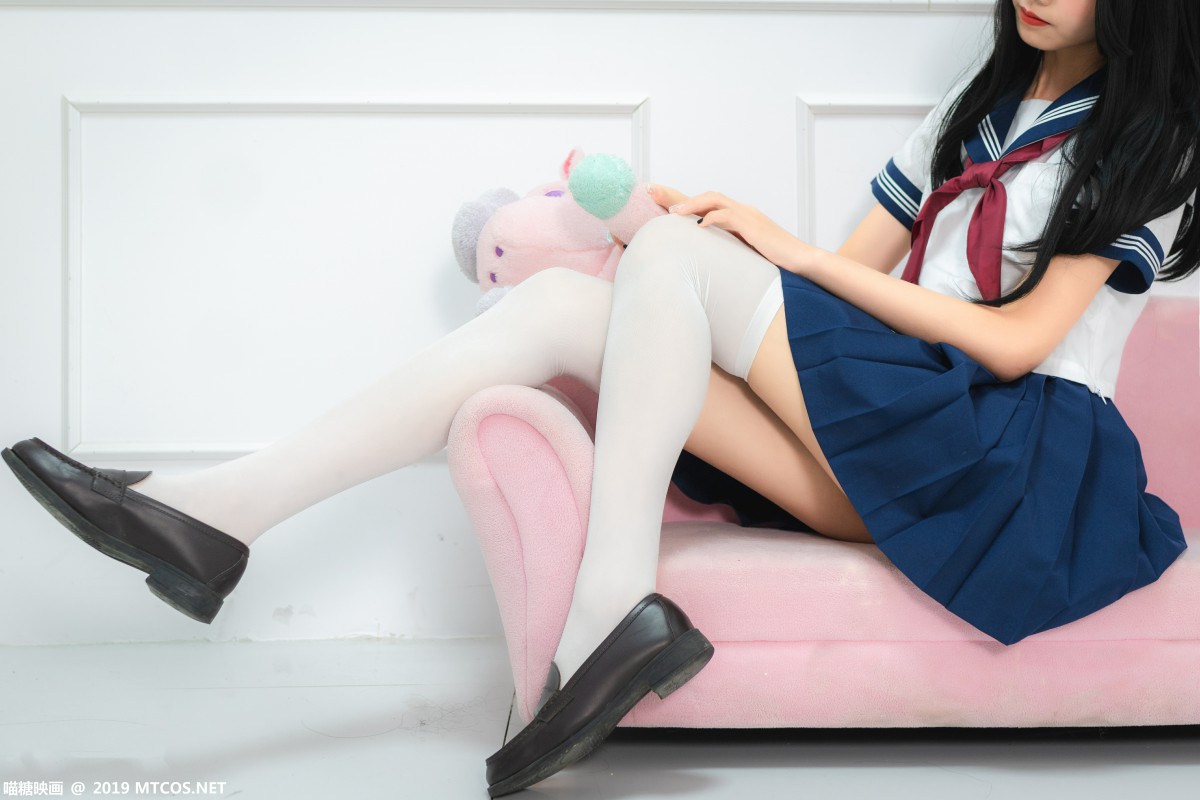 图片[26]-[喵糖映画]VOL.012 蓝白水手服 – COSPLAY-小乔阁