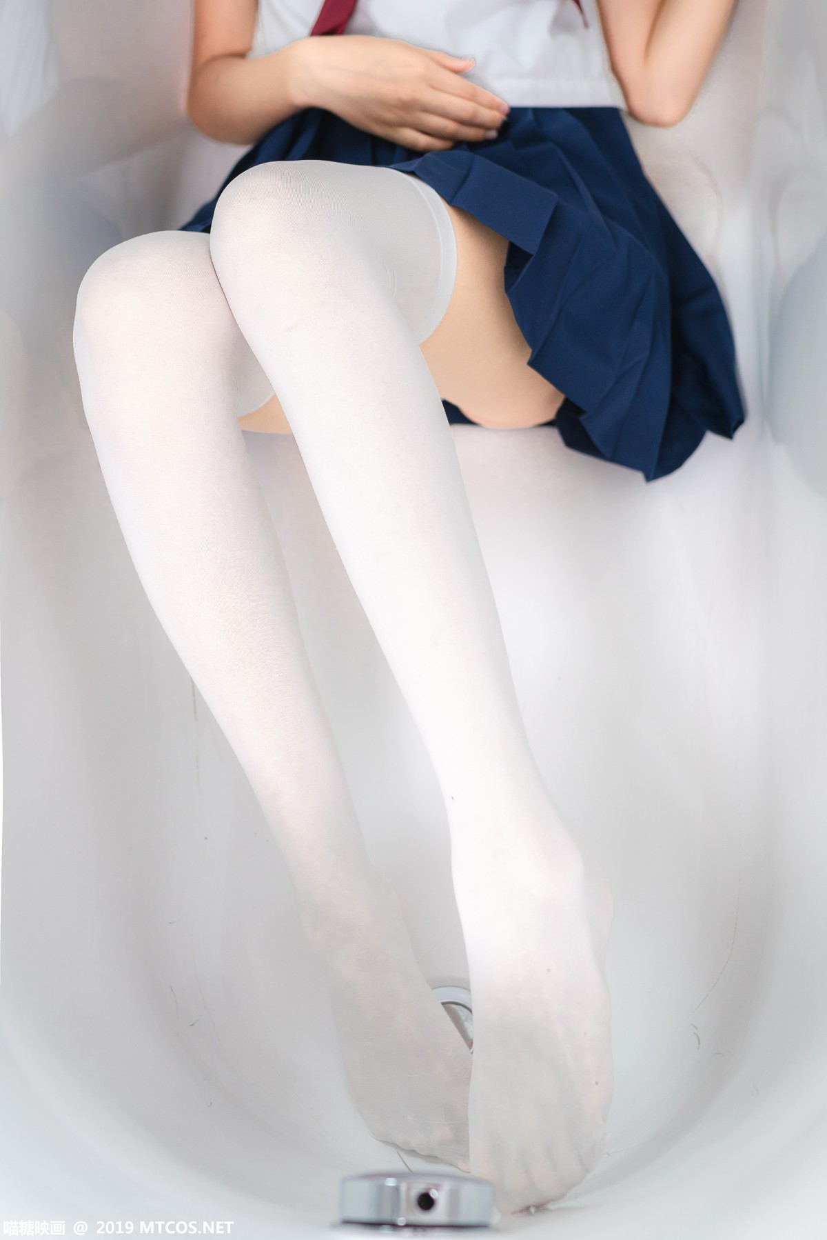 图片[35]-[喵糖映画]VOL.012 蓝白水手服 – COSPLAY-小乔阁