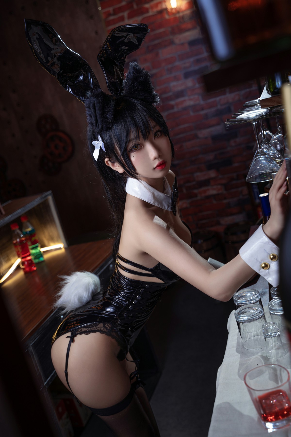 图片[3]-[Cosplay]鬼畜瑶在不在 – 黑色同人兔女郎 – COSPLAY-小乔阁