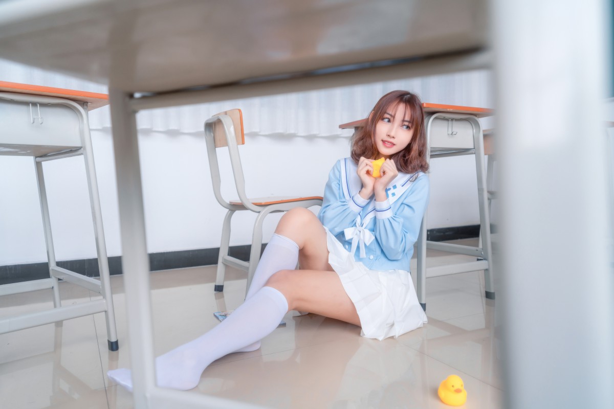 图片[15]-[喵糖映画]VOL.009 小黄鸭与白丝 – COSPLAY-小乔阁