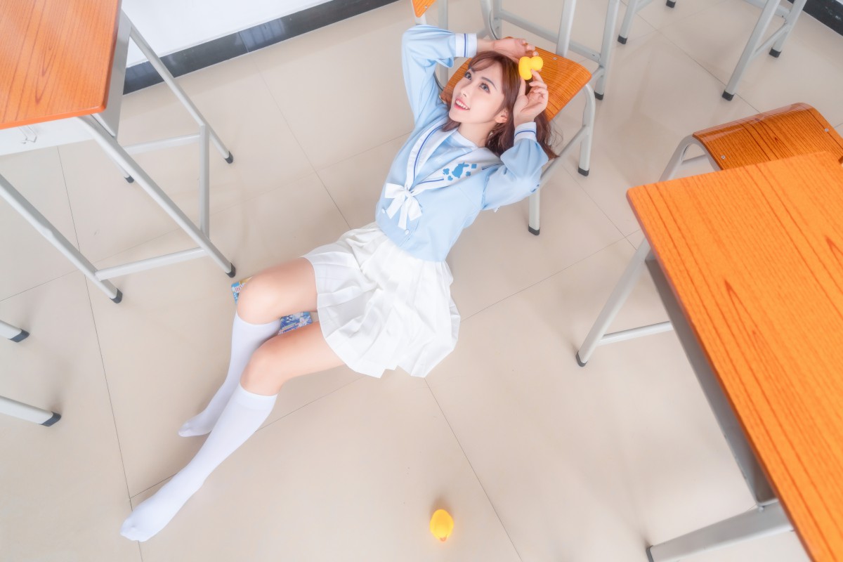 图片[19]-[喵糖映画]VOL.009 小黄鸭与白丝 – COSPLAY-小乔阁