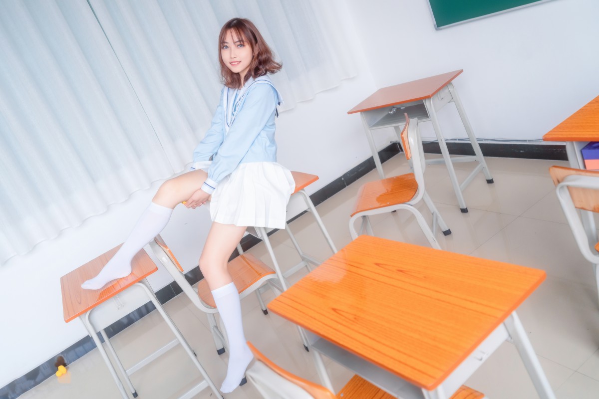 图片[32]-[喵糖映画]VOL.009 小黄鸭与白丝 – COSPLAY-小乔阁