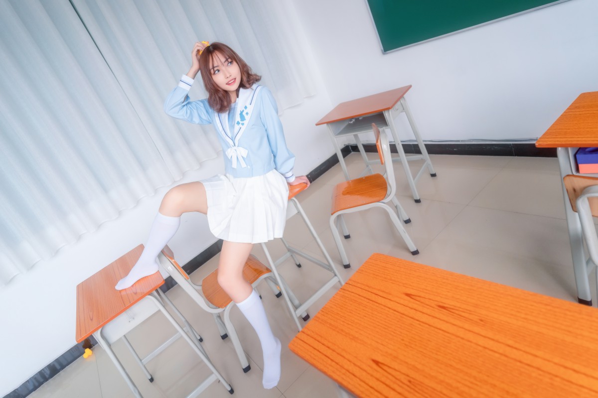 图片[34]-[喵糖映画]VOL.009 小黄鸭与白丝 – COSPLAY-小乔阁