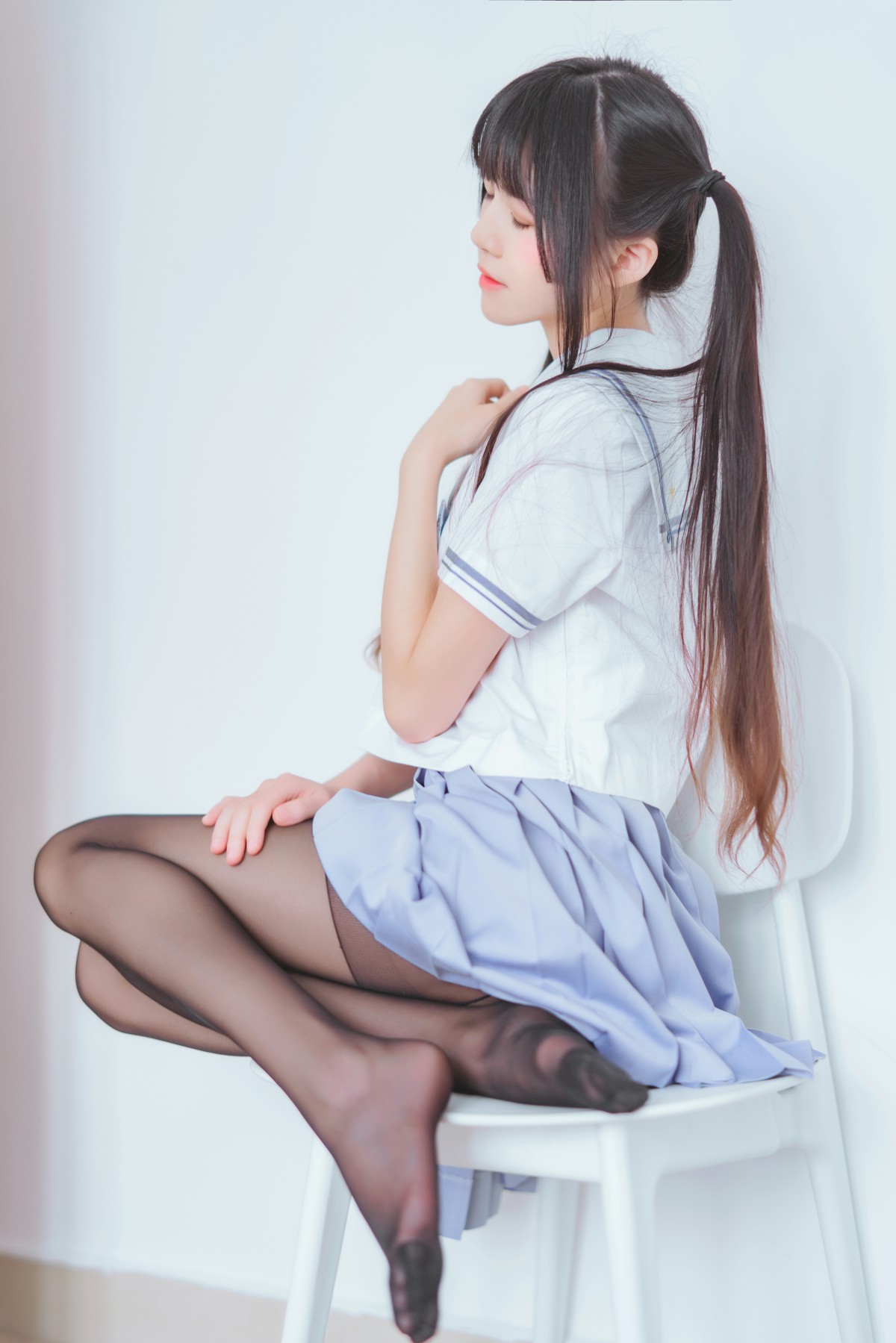 图片[15]-[Cosplay]桜桃喵 – 校服黑丝 – COSPLAY-小乔阁