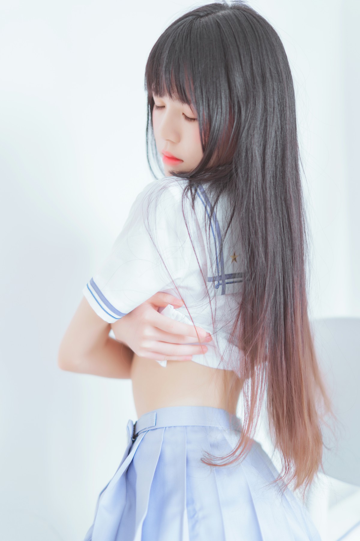 图片[47]-[Cosplay]桜桃喵 – 校服黑丝 – COSPLAY-小乔阁