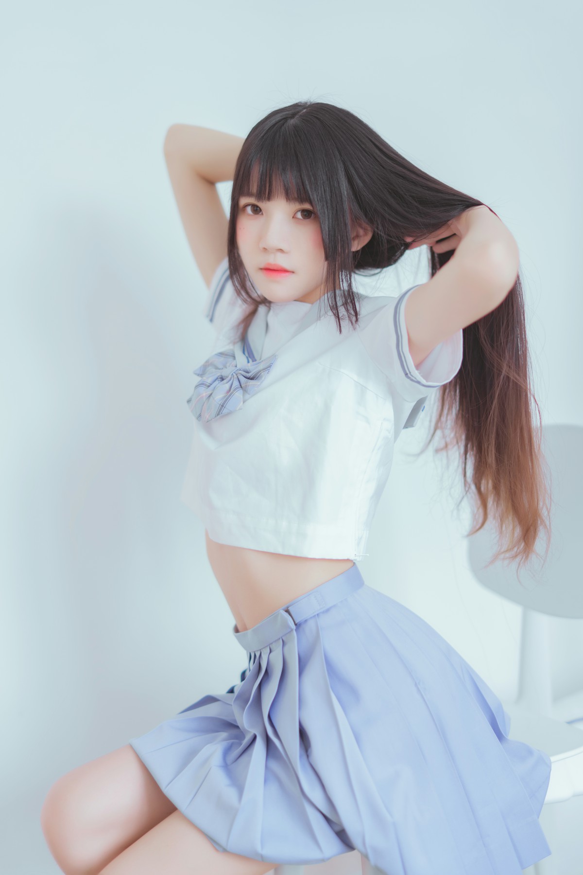 图片[49]-[Cosplay]桜桃喵 – 校服黑丝 – COSPLAY-小乔阁