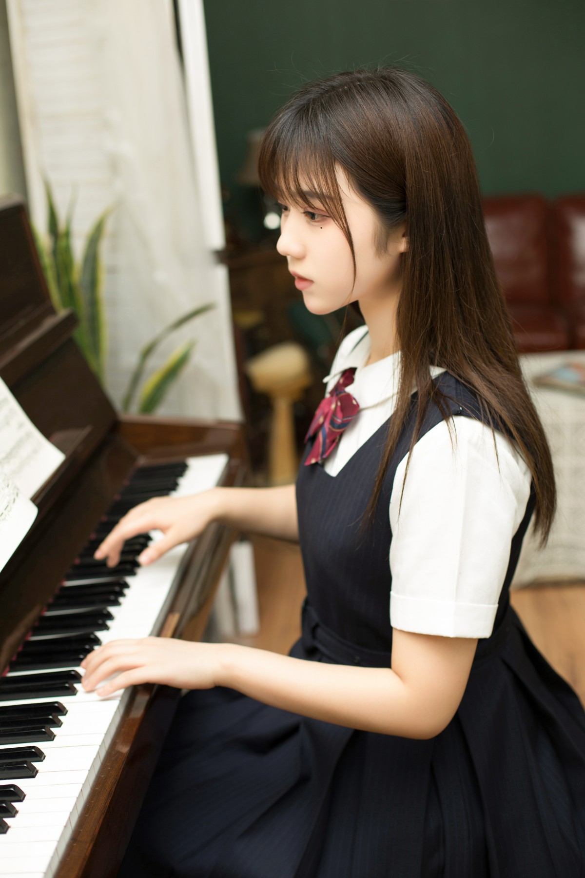图片[2]-[喵糖映画]VOL.004 镜酱 文静学妹 – COSPLAY-小乔阁