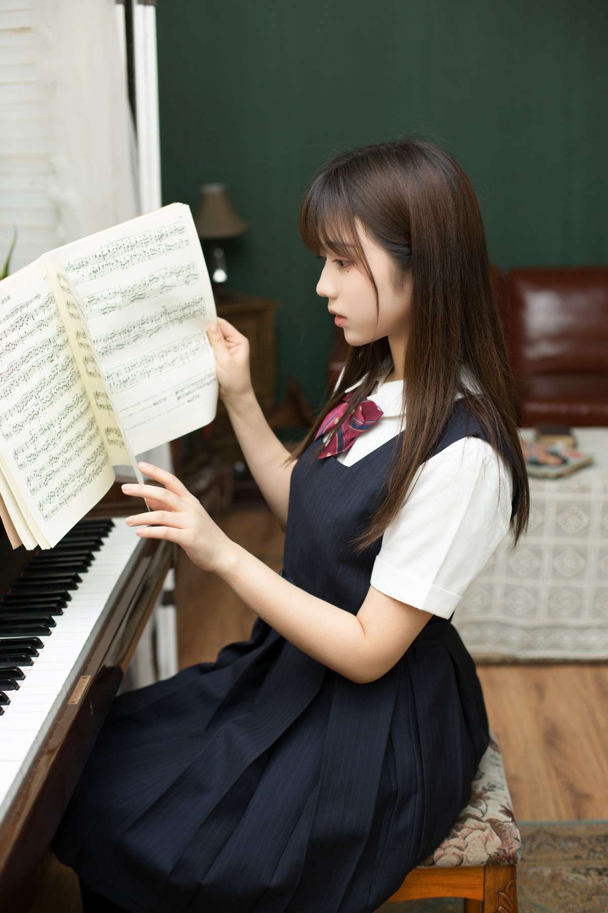 图片[3]-[喵糖映画]VOL.004 镜酱 文静学妹 – COSPLAY-小乔阁