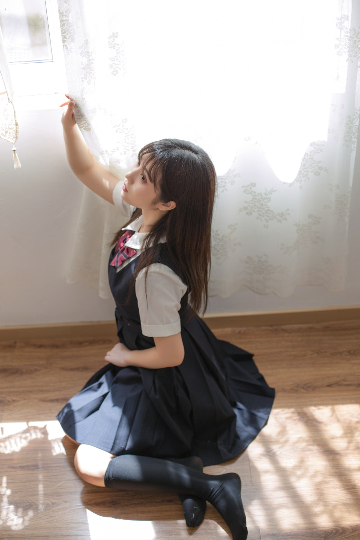 图片[22]-[喵糖映画]VOL.004 镜酱 文静学妹 – COSPLAY-小乔阁