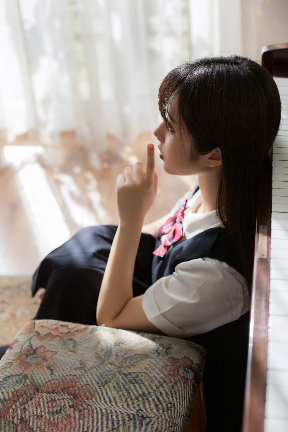 图片[33]-[喵糖映画]VOL.004 镜酱 文静学妹 – COSPLAY-小乔阁