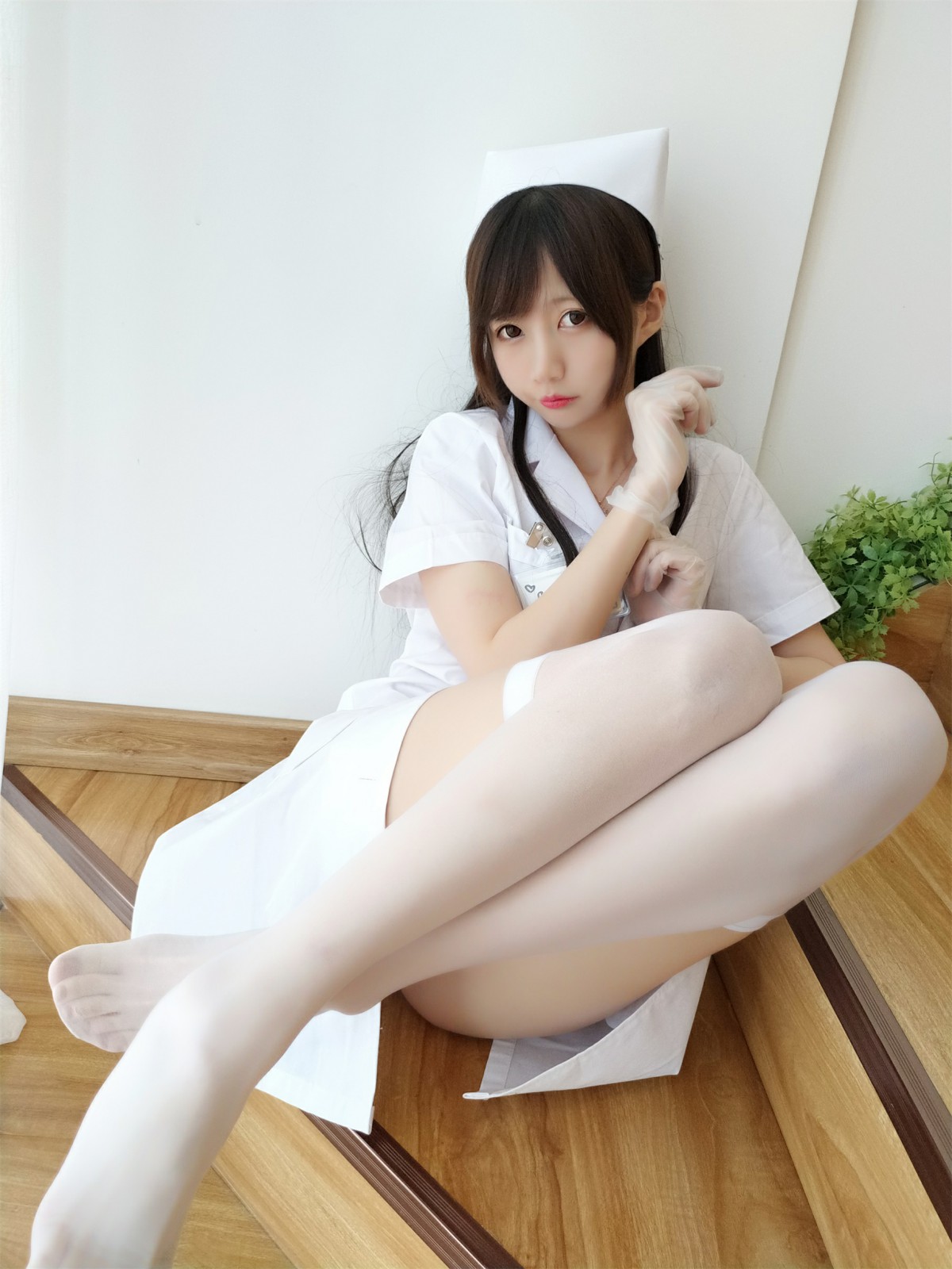 图片[56]-[Cosplay]NAGISA魔物喵–自摄系列 NO.002 白丝护士 – COSPLAY-小乔阁