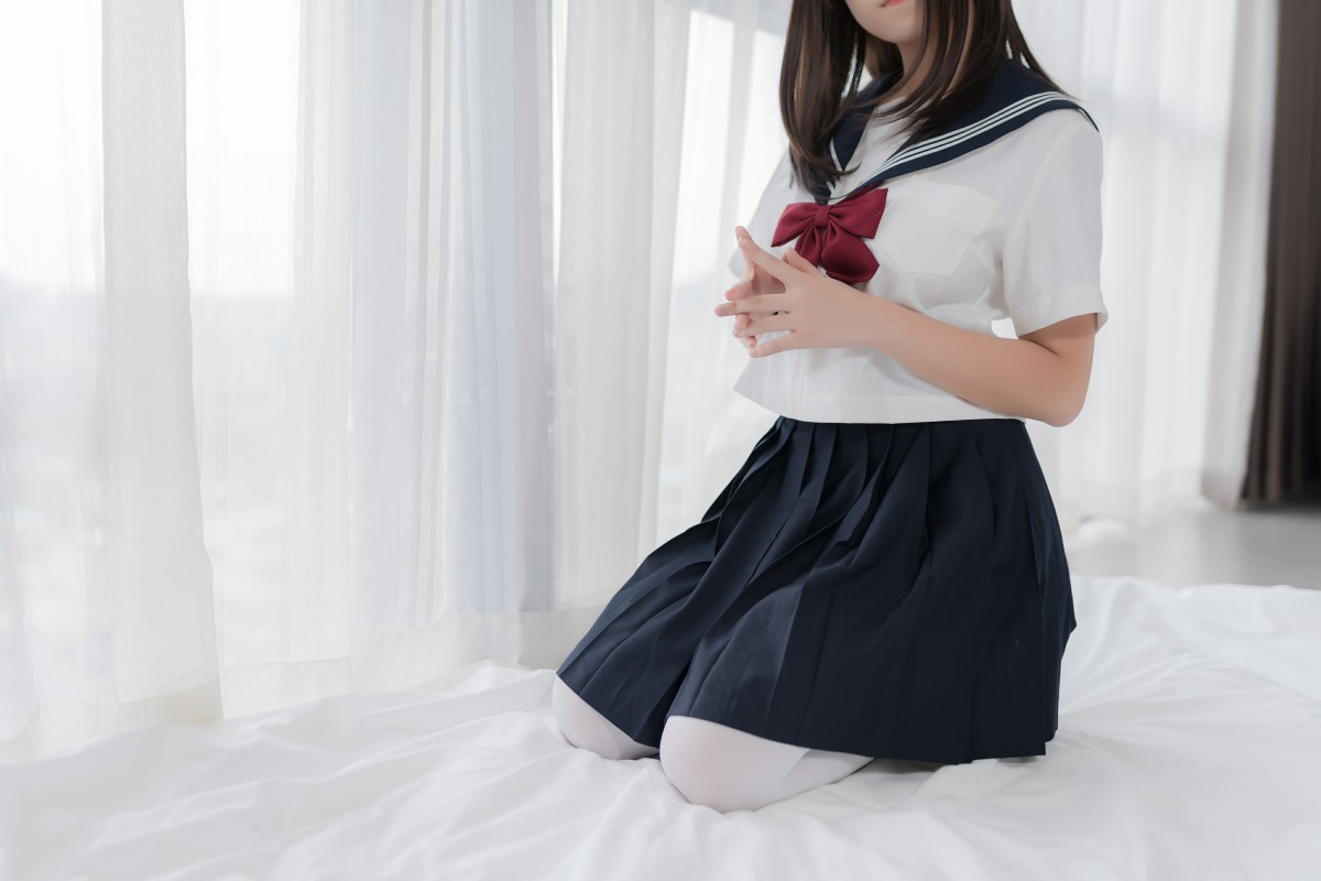 图片[4]-喵糖映画 VOL.002 JK白丝 – COSPLAY-小乔阁