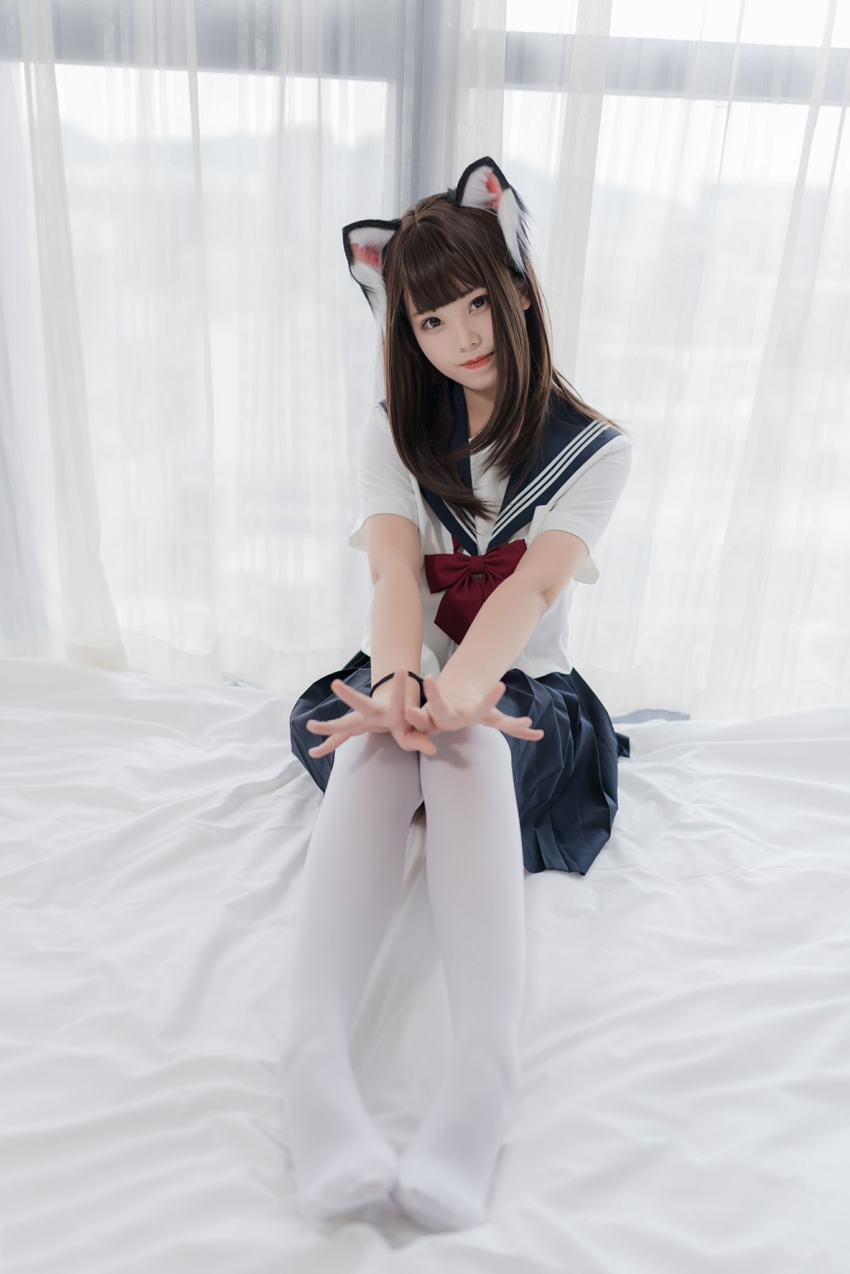 图片[5]-喵糖映画 VOL.002 JK白丝 – COSPLAY-小乔阁